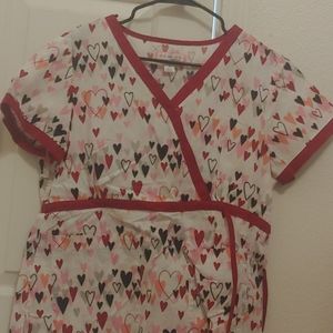 Koi By Kathy Peterson Scrub top